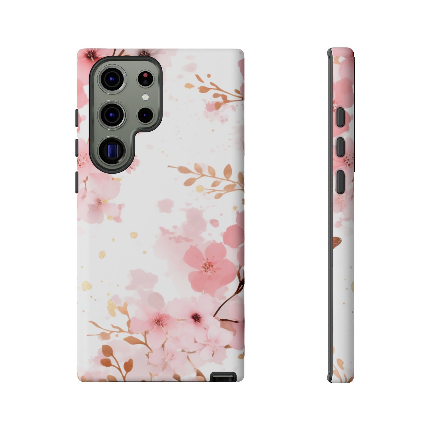 Soft Pink Cherry Blossom Samsung Galaxy Case – Elegant Floral Design