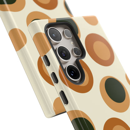 Retro Earthy Circles - Samsung Galaxy Case