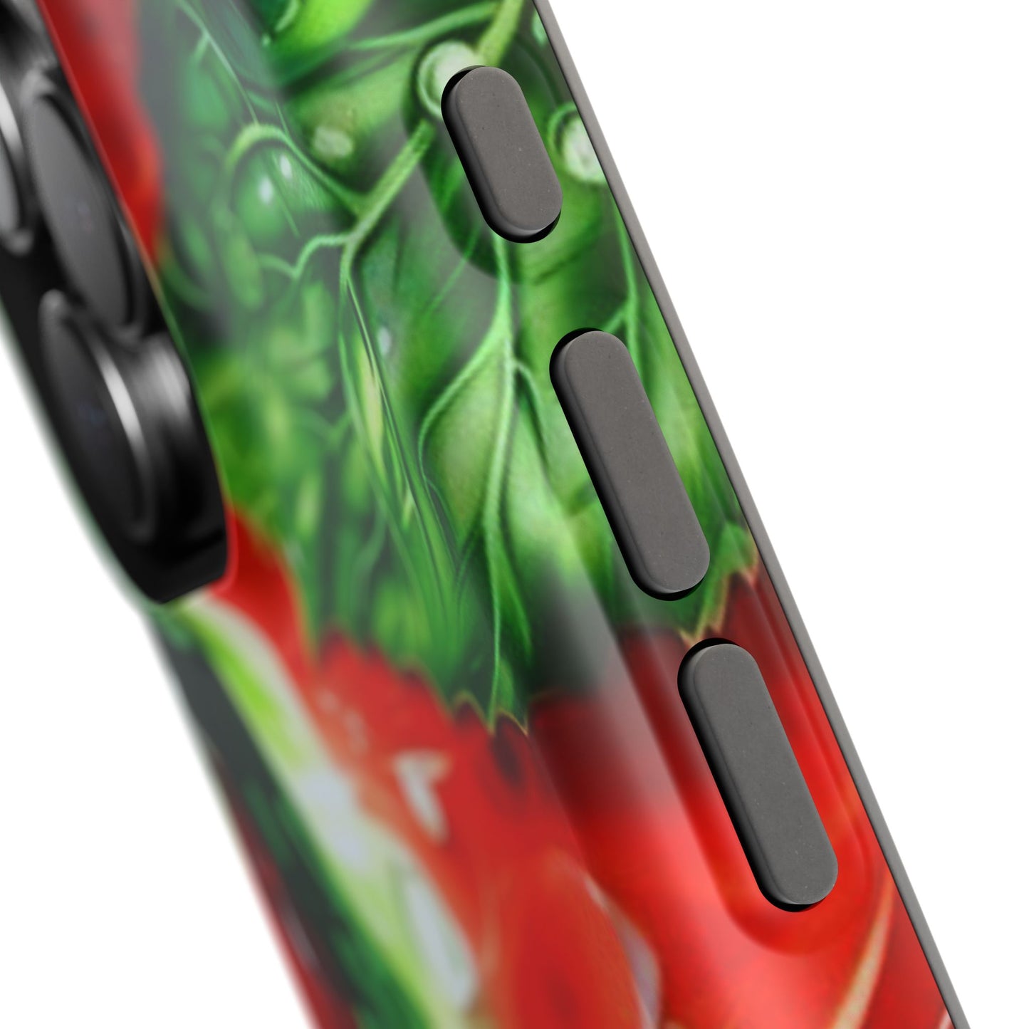 Juicy Watermelon & Mint MasSafe iPhone Case – Tough Dual-Layer, Vibrant Summer Design