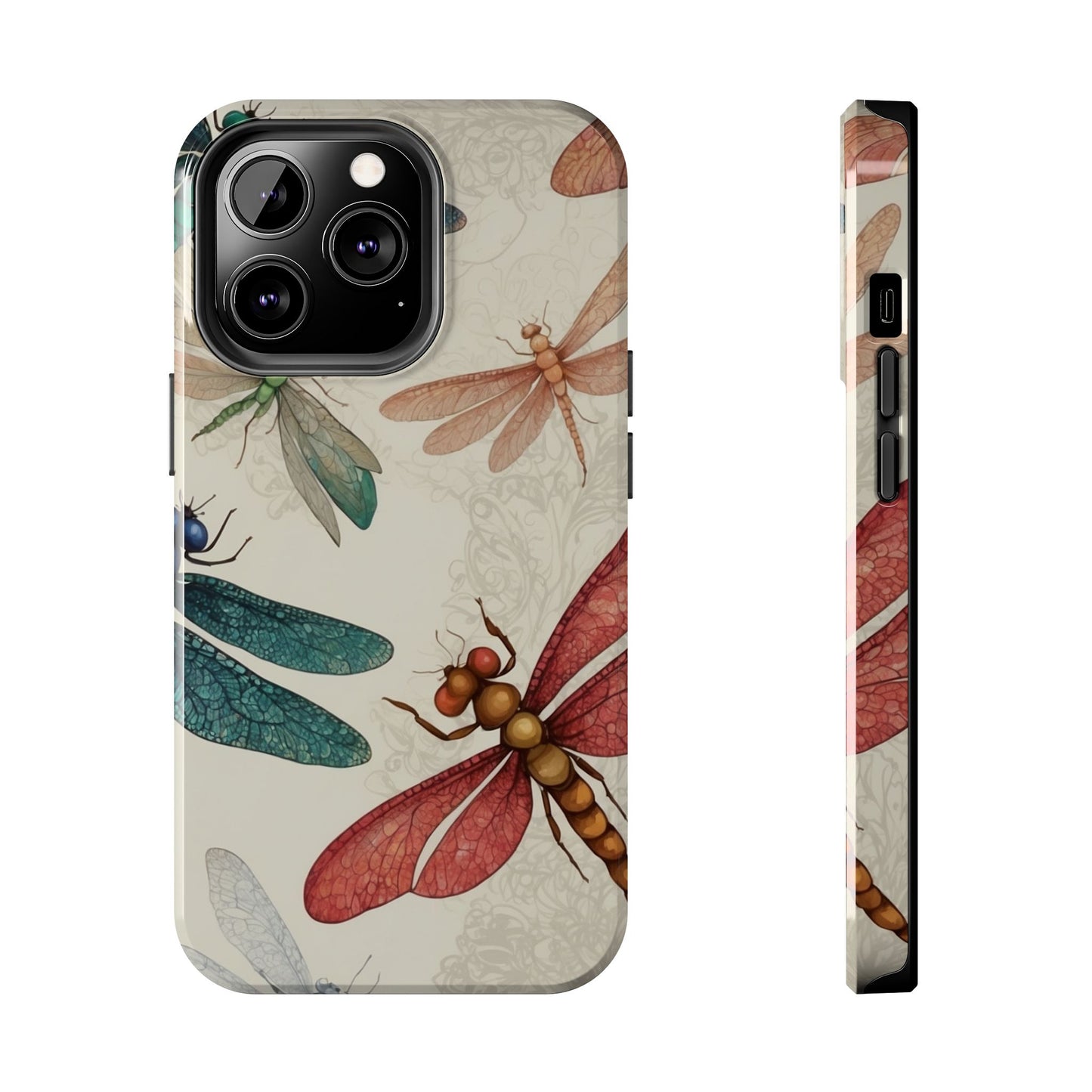 Vintage Dragonfly Garden – iPhone Series Case