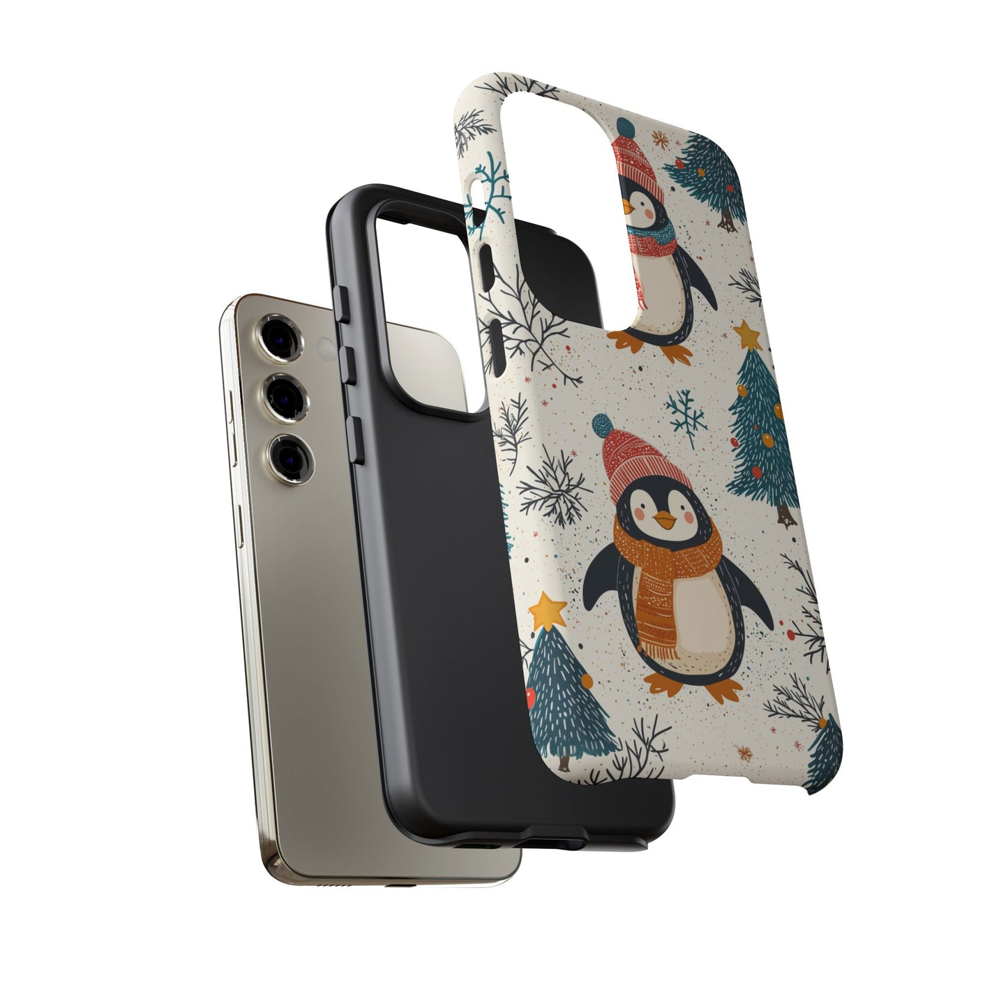 Penguin Wonderland – Snowy Christmas Cheer Samsung Galaxy Case