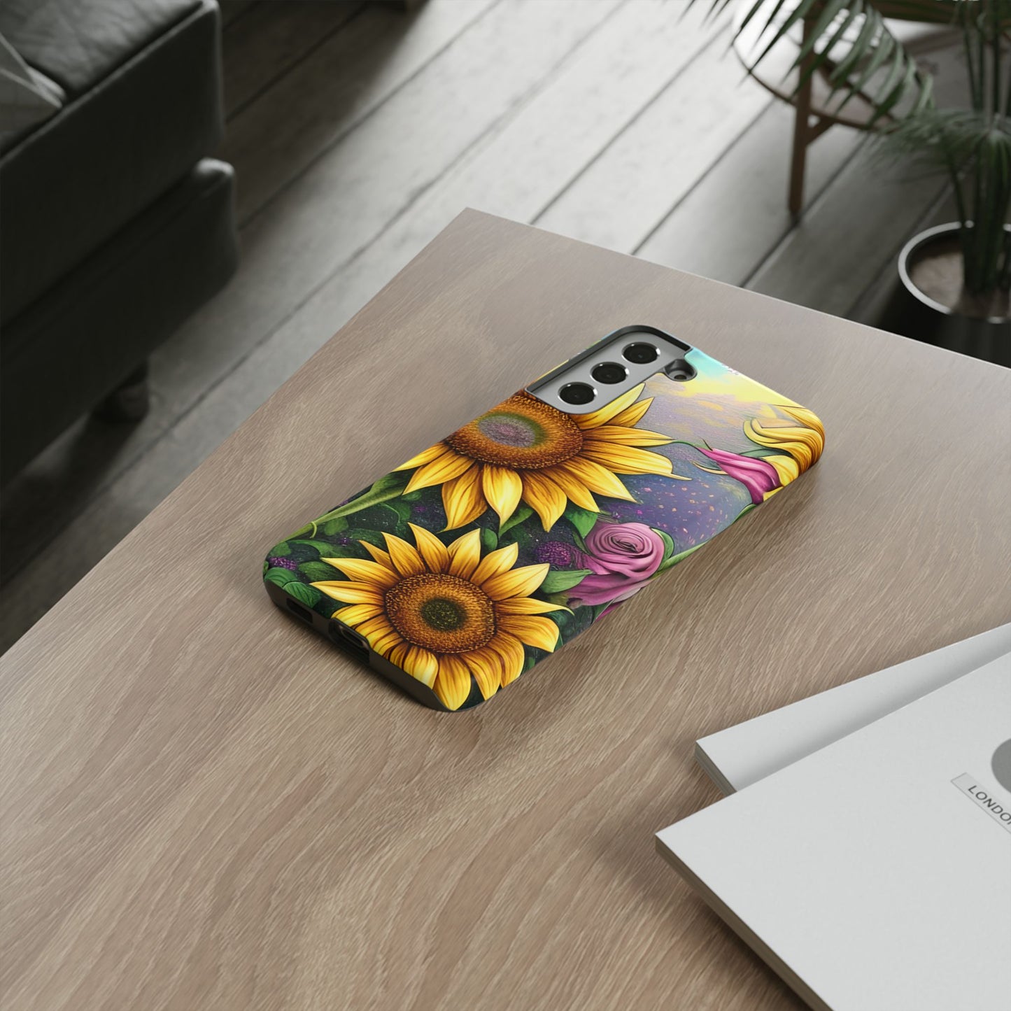 Whimsical Sunflower & Rose Garden - Samsung Galaxy Series Case