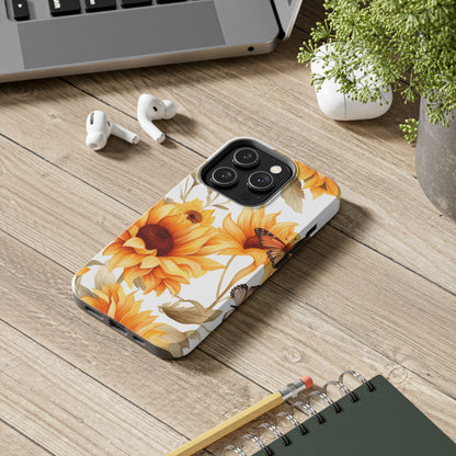 Sunflower & Monarch Garden - iPhone Series Case