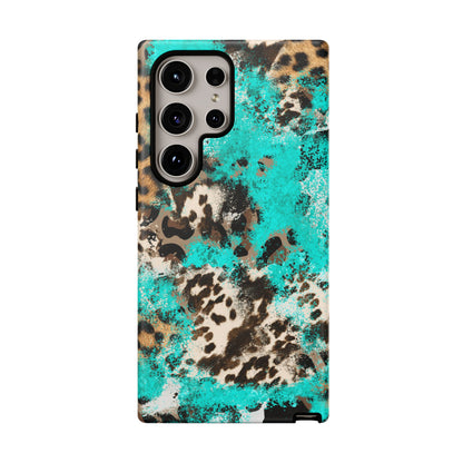 Aqua Splash Leopard - Samsung Galaxy Series Case