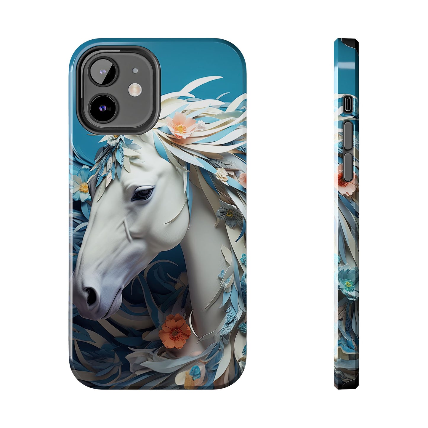 Floral Horse iPhone Case