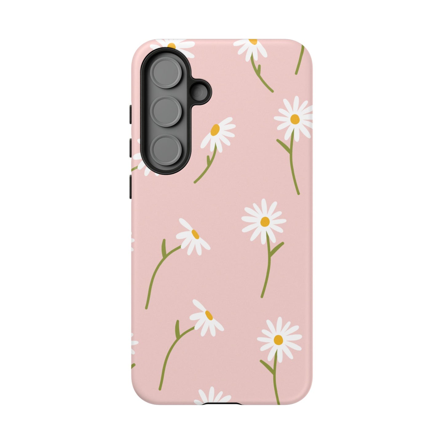 Daisy Delight Tough Samsung Galaxy Case – Cute Floral Design with Dual-Layer Protection
