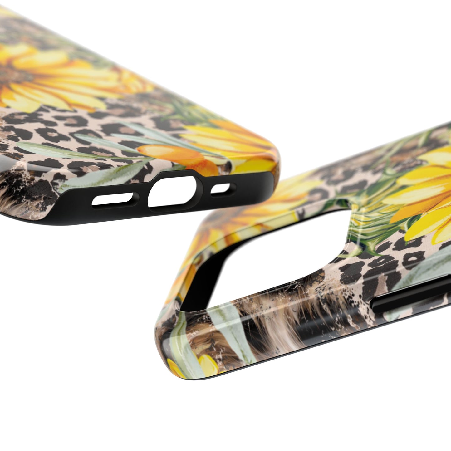 Leopard Sunflower Chic - iPhone Series Case