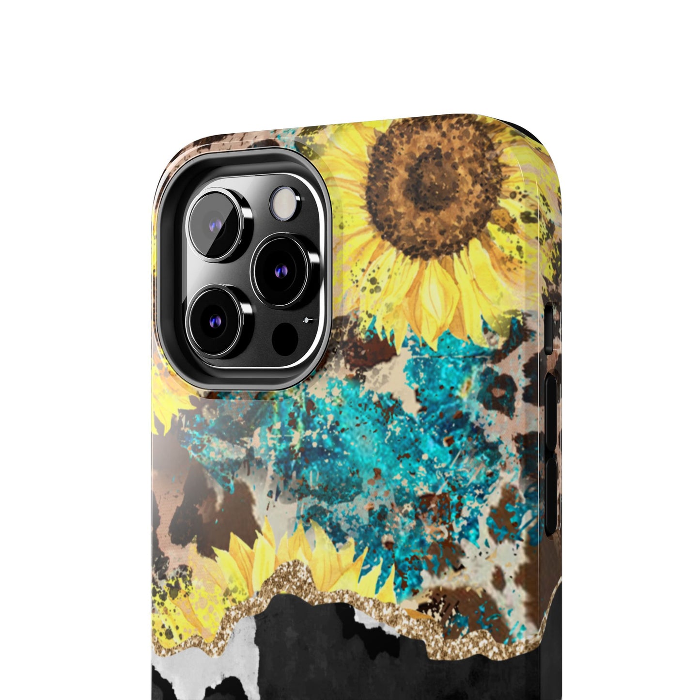 Rustic Sunflower Leopard Glam - iPhone Series Case