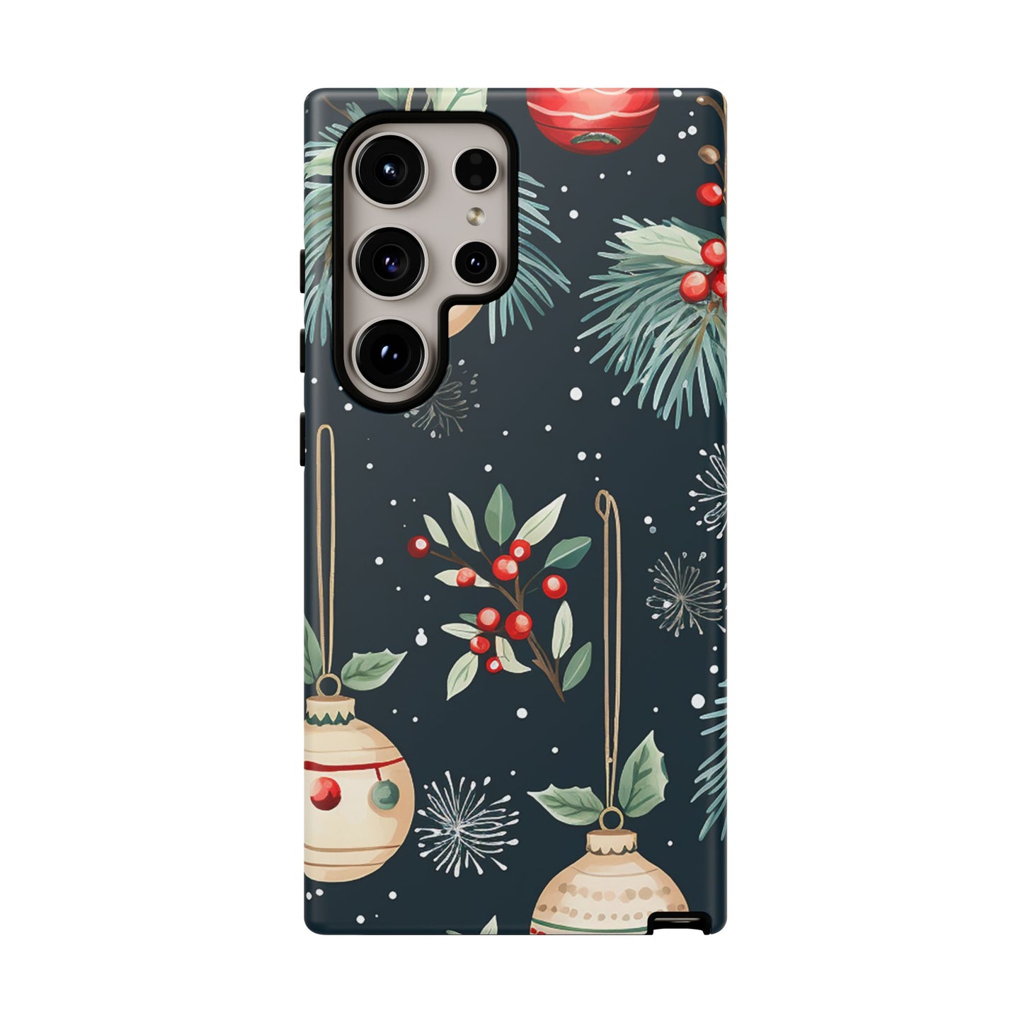 Elegant Christmas Ornaments and Pine - Samsung Galaxy Series Case