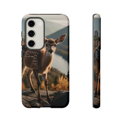 Whimsical Fawn in a Sunlit Forest iPhone Case