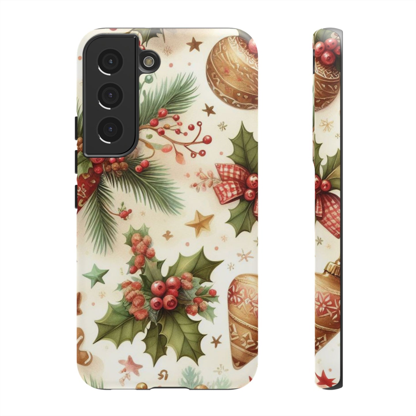 Classic Christmas Stocking & Ornaments Pattern – Samsung Galaxy Series Case