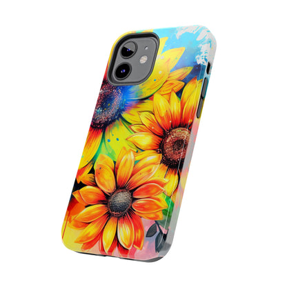 Vibrant Sunflower Splash - iPhone Series Case