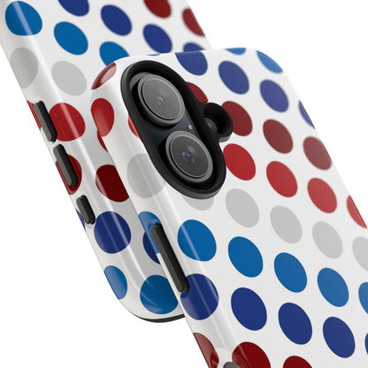 Patriotic Polka Dots - iPhone Case