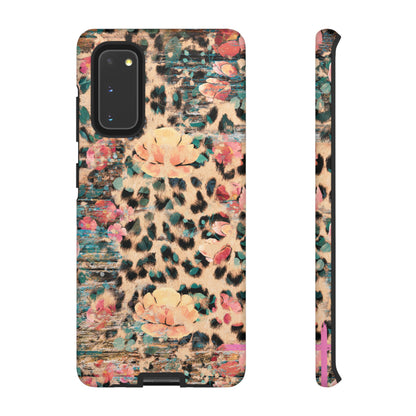 Rustic Floral Leopard - Samsung Galaxy Series Case