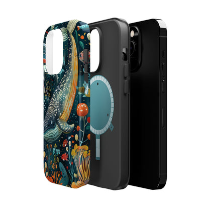 Oceanic Elegance Whale iPhone Case