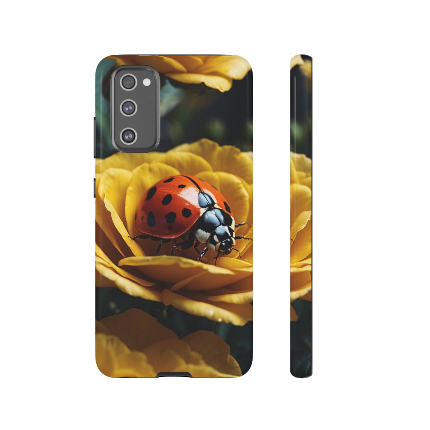 Samsung Galaxy Case: Ladybug on Yellow Petals