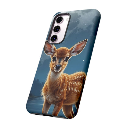 Samsung Galaxy Case – Enchanted Fawn Under the Moonlit Sky