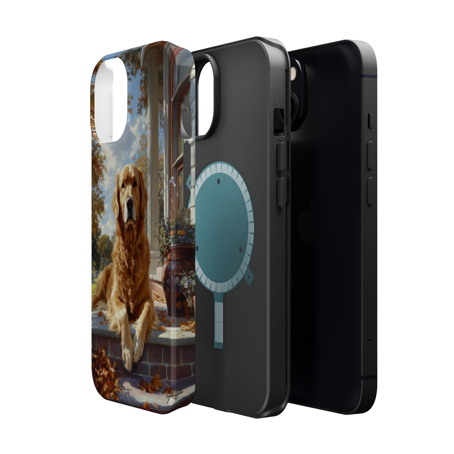 Golden Retriever Autumn Serenity - MagSafe iPhone Series Case