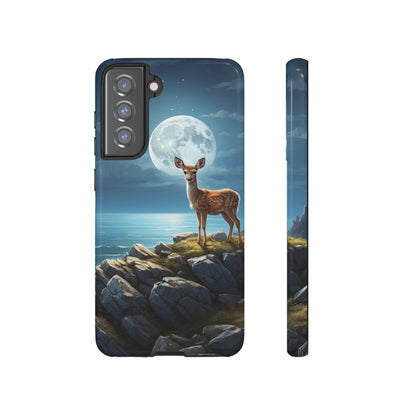 Enchanted Fawn Under the Moonlit Sky Samsung Galaxy Case