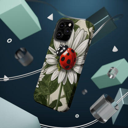 Ladybug & Daisy Garden Charm - MagSafe iPhone Case