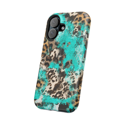 Aqua Splash Leopard - MagSafe iPhone Series Case