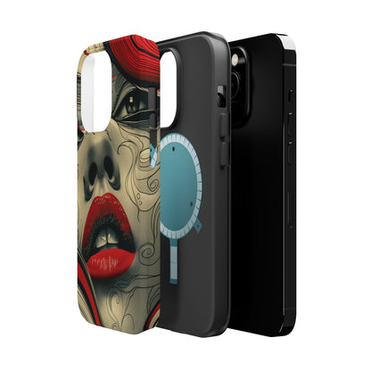 Bold Beauty Red Lips iPhone Case