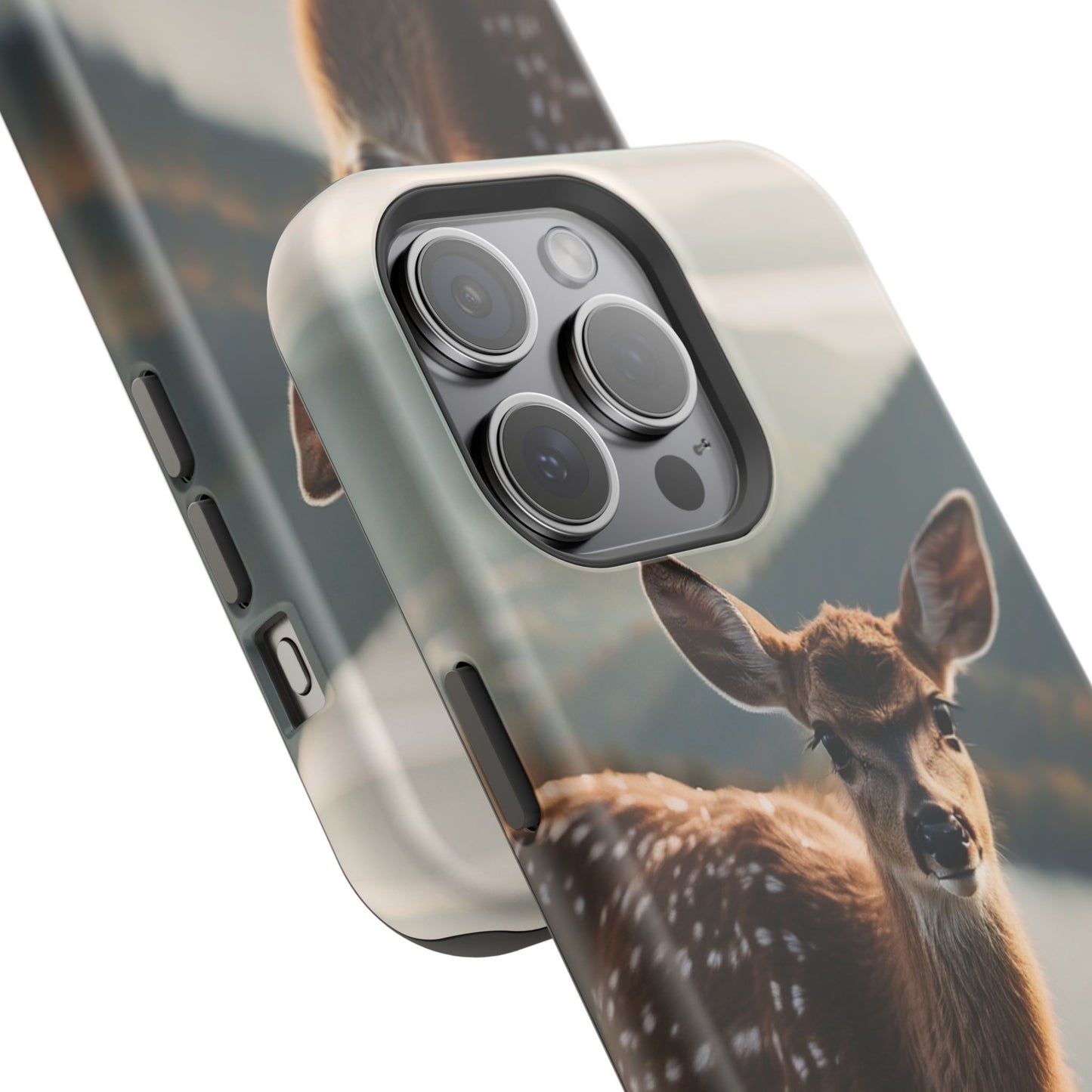 Whimsical Fawn in a Sunlit Forest MagSafe iPhone Case