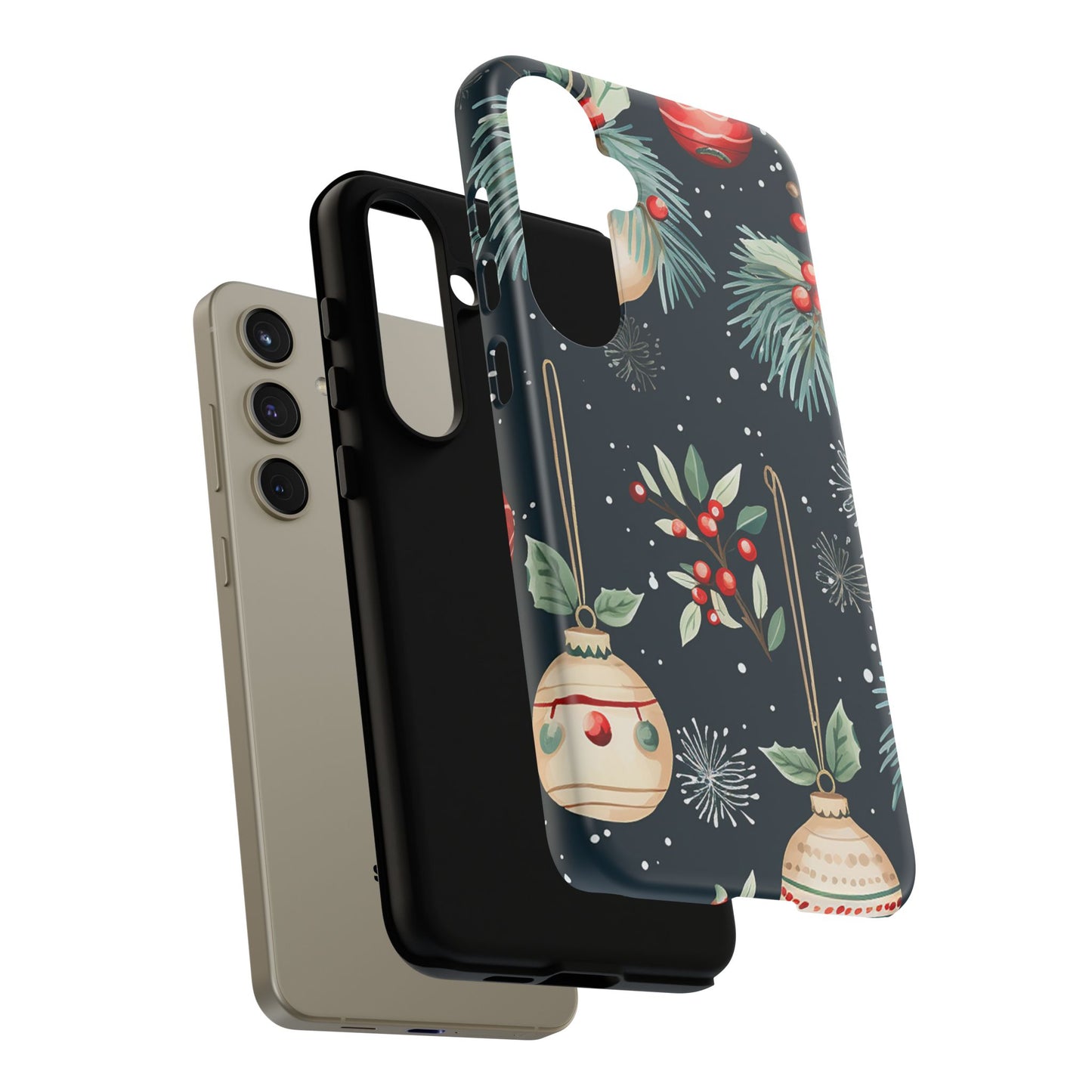 Elegant Christmas Ornaments and Pine - Samsung Galaxy Series Case