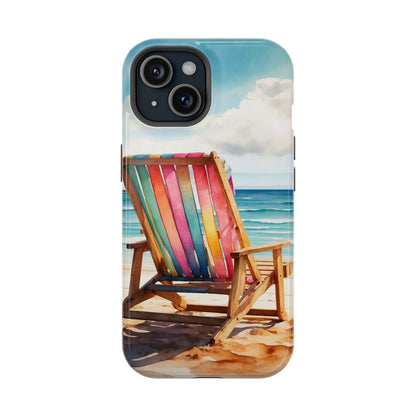 Vibrant Beach Escape MagSafe iPhone Case – Summer Vibes Design