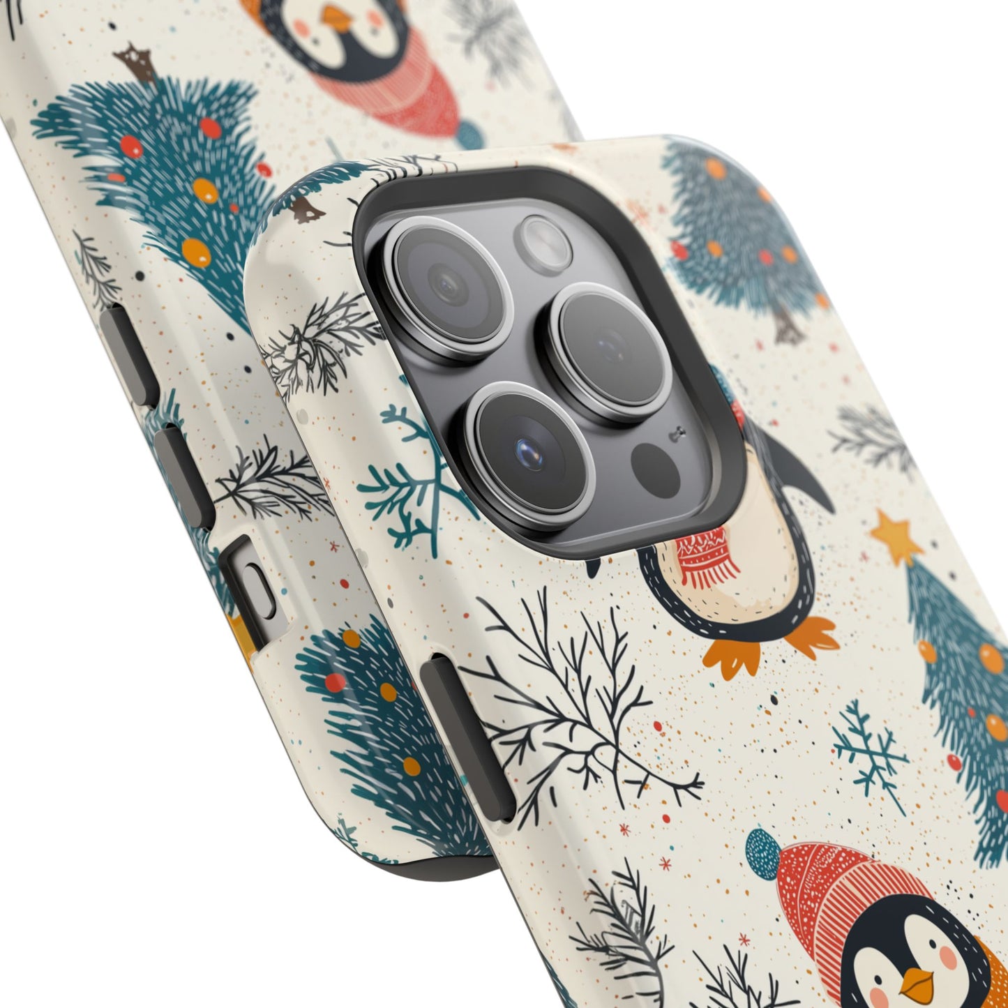 Snowy Christmas Cheer MagSafe iPhone Case