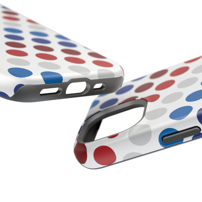 Patriotic Polka Dots - MagSafe iPhone Case