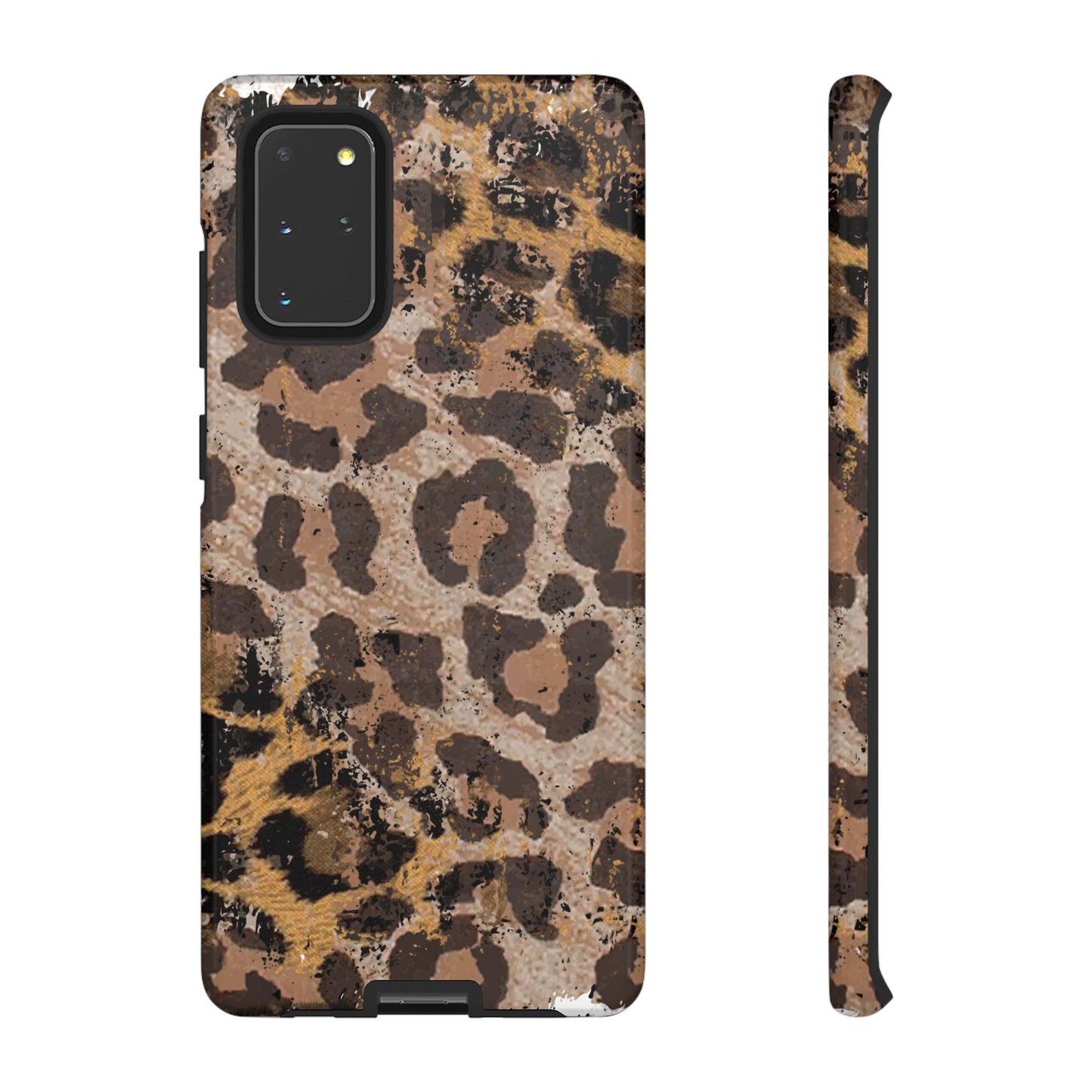 Vintage Distressed Leopard Print - Samsung Galaxy Series Case