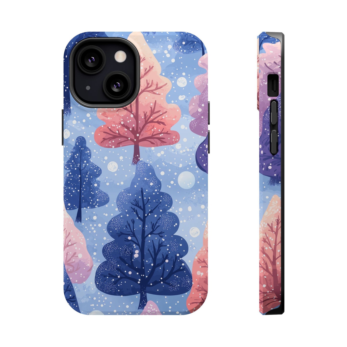 Pink & Purple Winter Wonderland - MagSafe iPhone Series Case