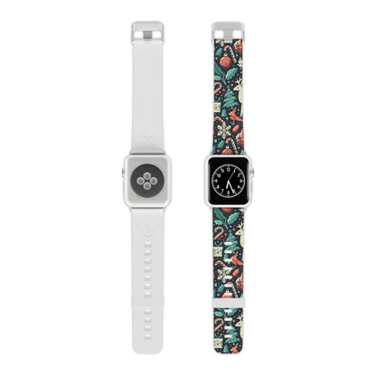 Festive Woodland Holiday Apple Watch Band