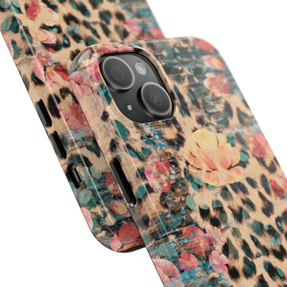 Rustic Floral Leopard - iPhone Series Case