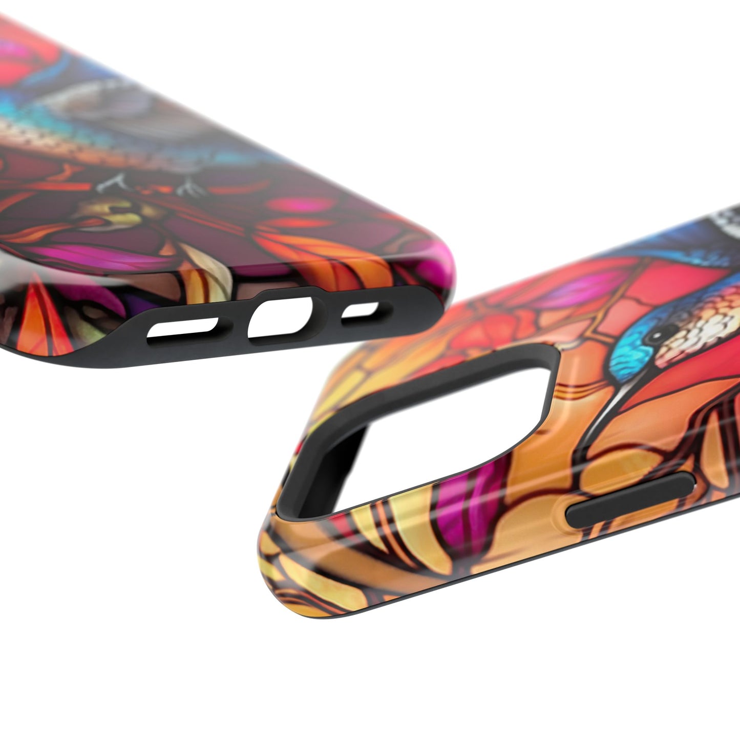 Radiant Multicolor Bird Artwork - MagSafe iPhone Case