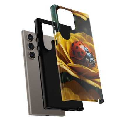 Samsung Galaxy Case: Ladybug on Yellow Petals