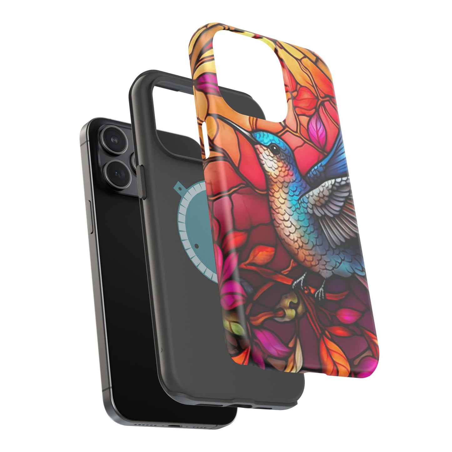 Radiant Multicolor Bird Artwork - MagSafe iPhone Case