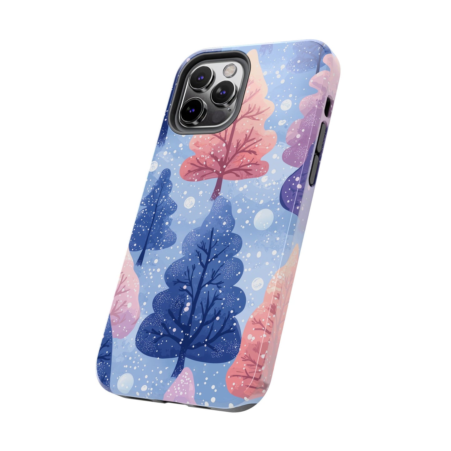 Pink & Purple Winter Wonderland - iPhone Series Case