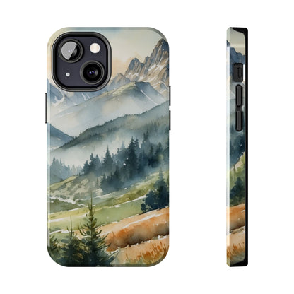 Serene Alpine Forest - iPhone Case