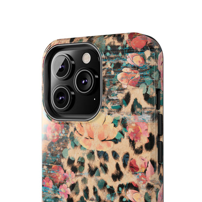 Rustic Floral Leopard - iPhone Series Case