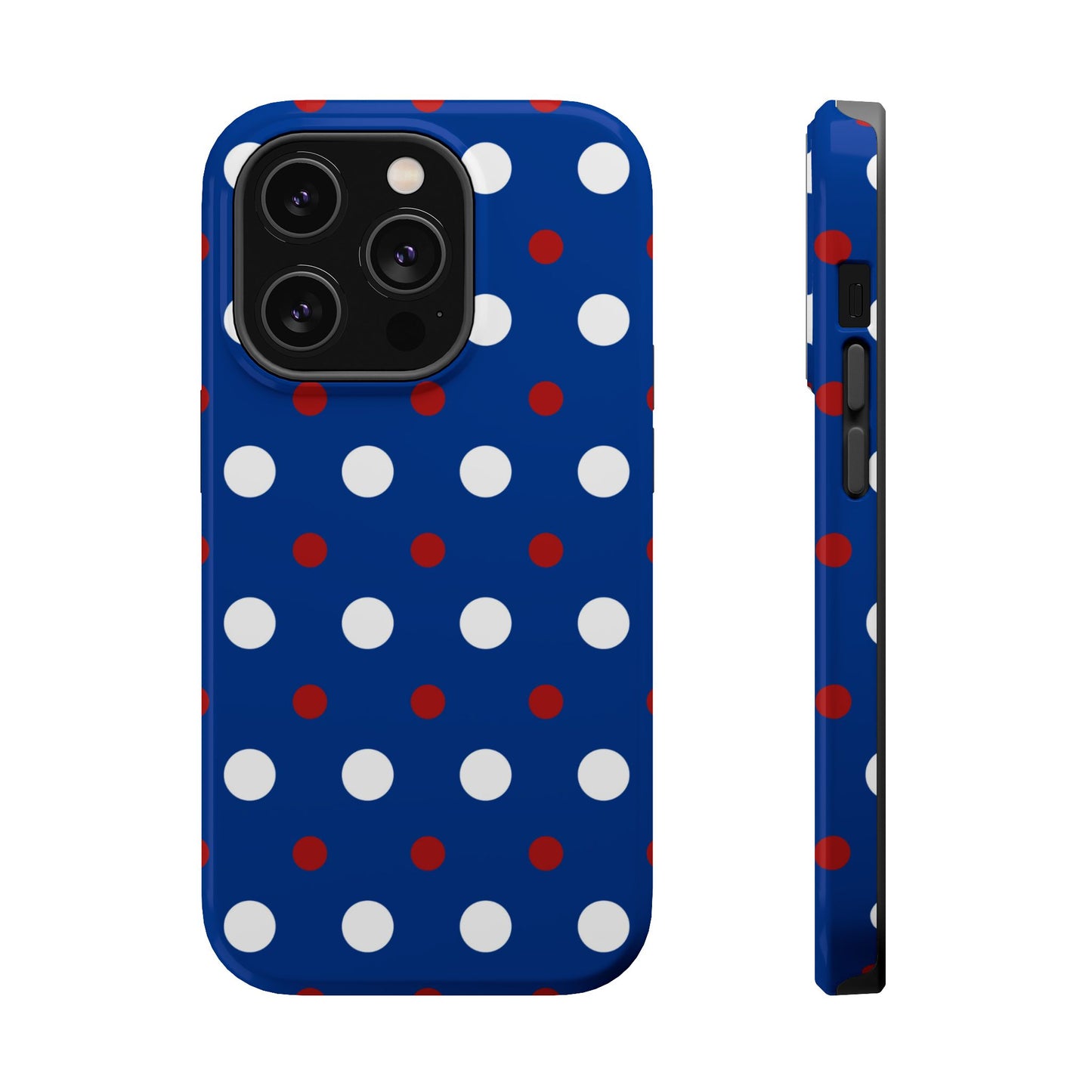 Patriotic Polka Dots – MagSafe iPhone Case