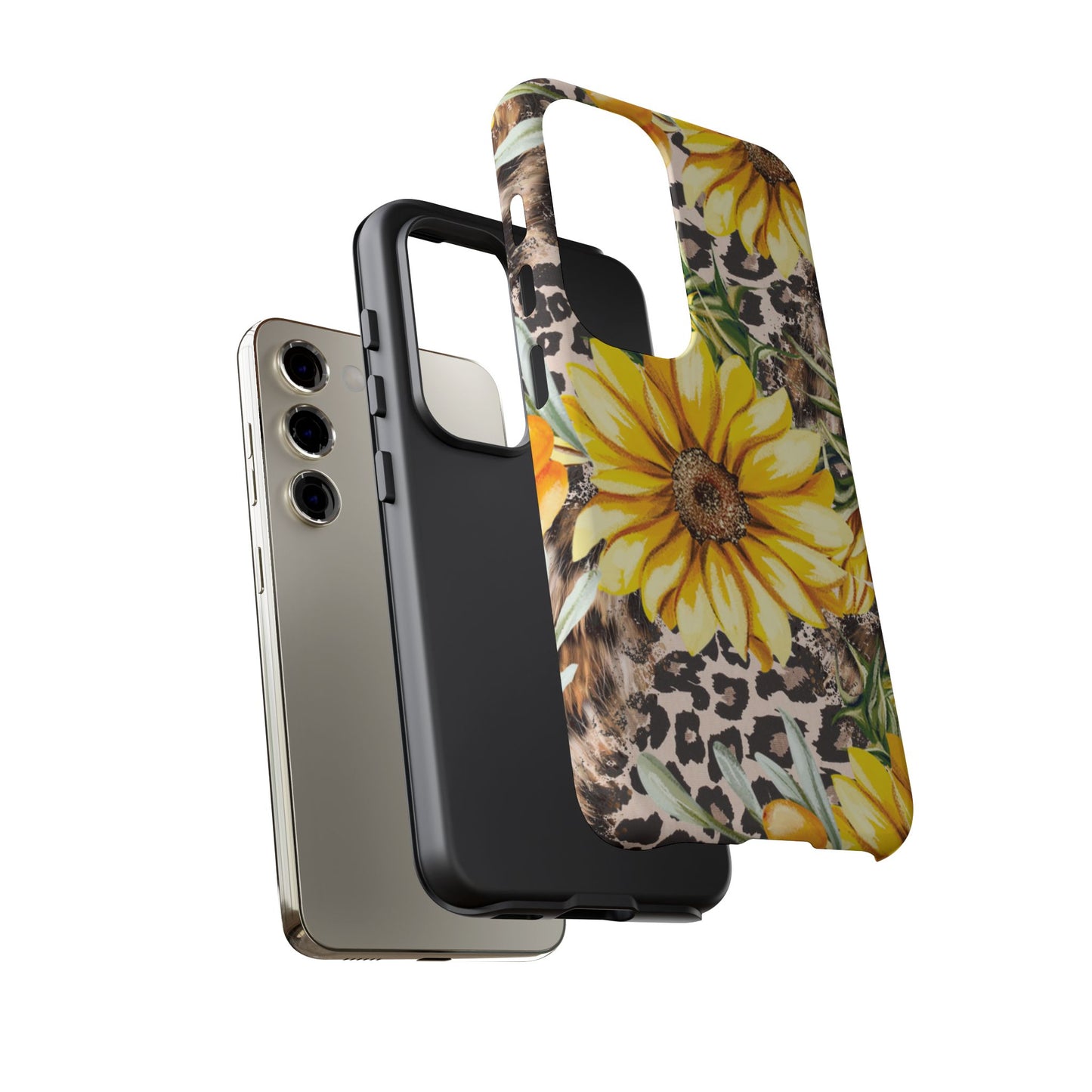 Leopard Sunflower Chic - Samsung Galaxy Series Case