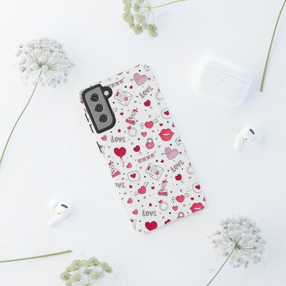 Samsung Galaxy Case: Romantic Love-Inspired Icons Case