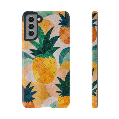 Tropical Pineapple Samsung Galaxy Case – Vibrant Fruit Design, Tough Dual - Layer Protection - BOGO Cases