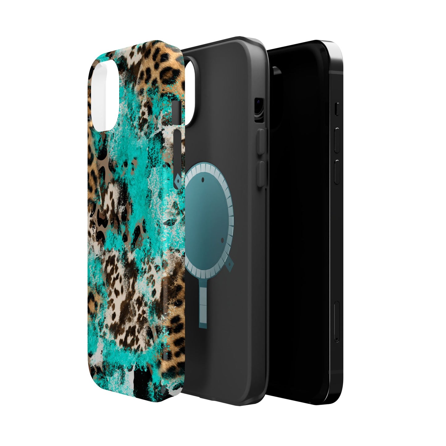 Aqua Splash Leopard - MagSafe iPhone Series Case