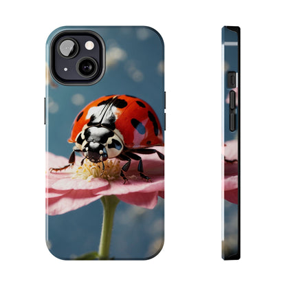 iPhone Case: Floral Ladybug Delight