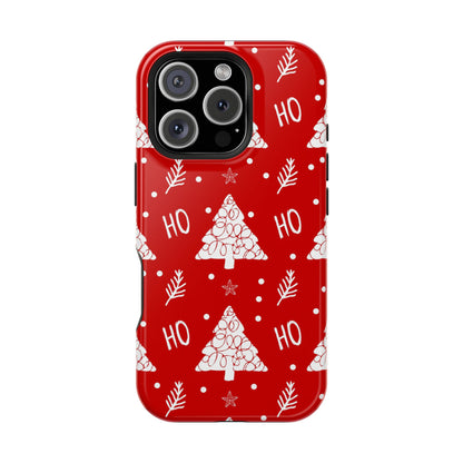 MagSafe iPhone Case: Ho Ho Ho – Christmas Tree Wonderland