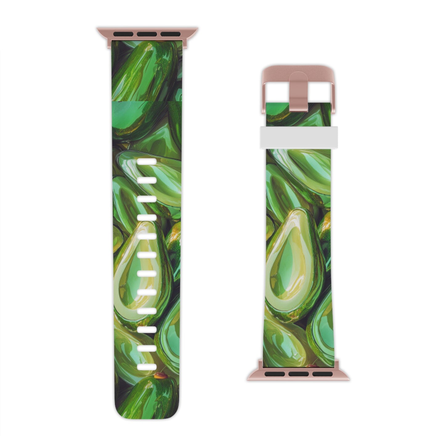 Glossy Avocado Apple Watch Band