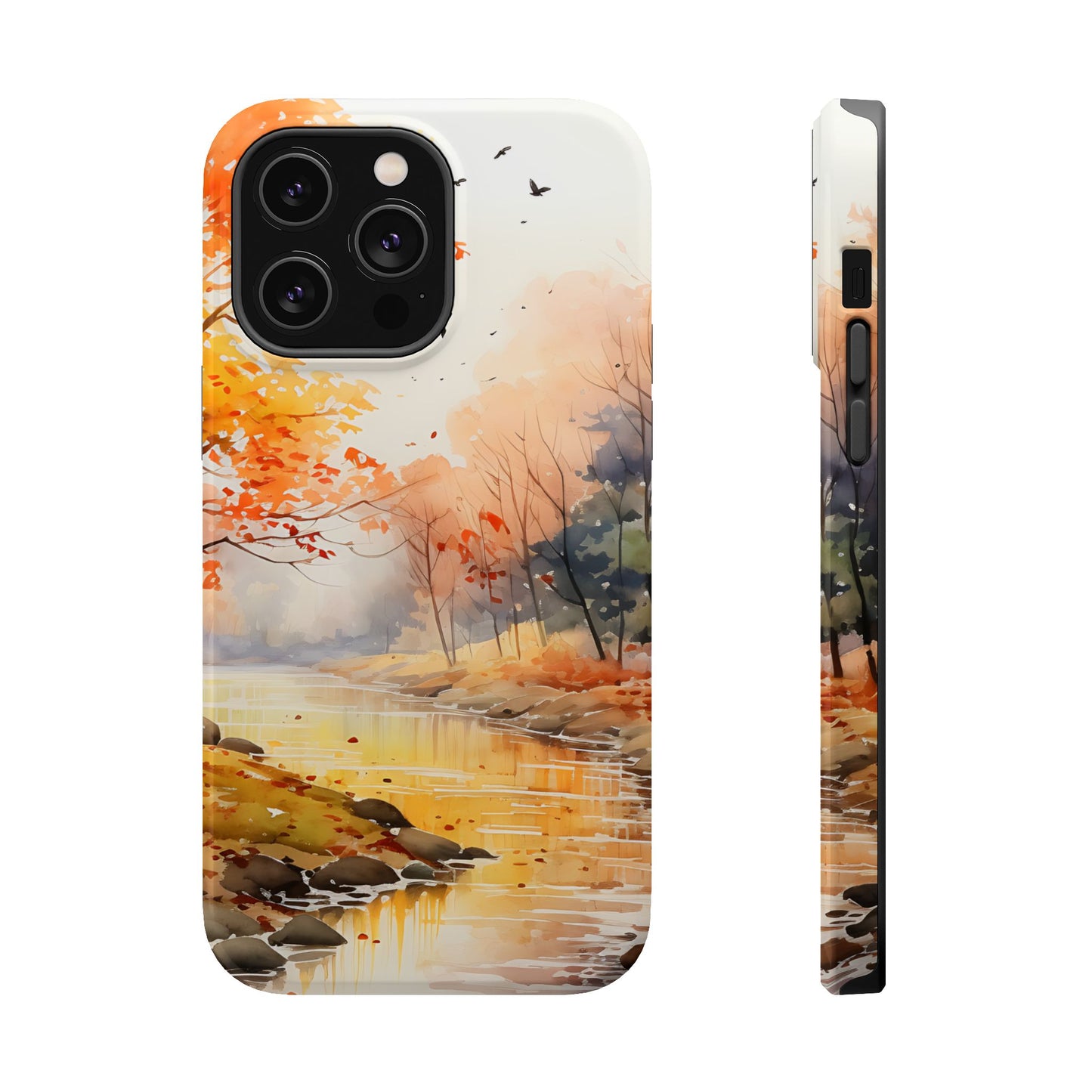 Autumn River Serenity – MagSafe iPhone Case